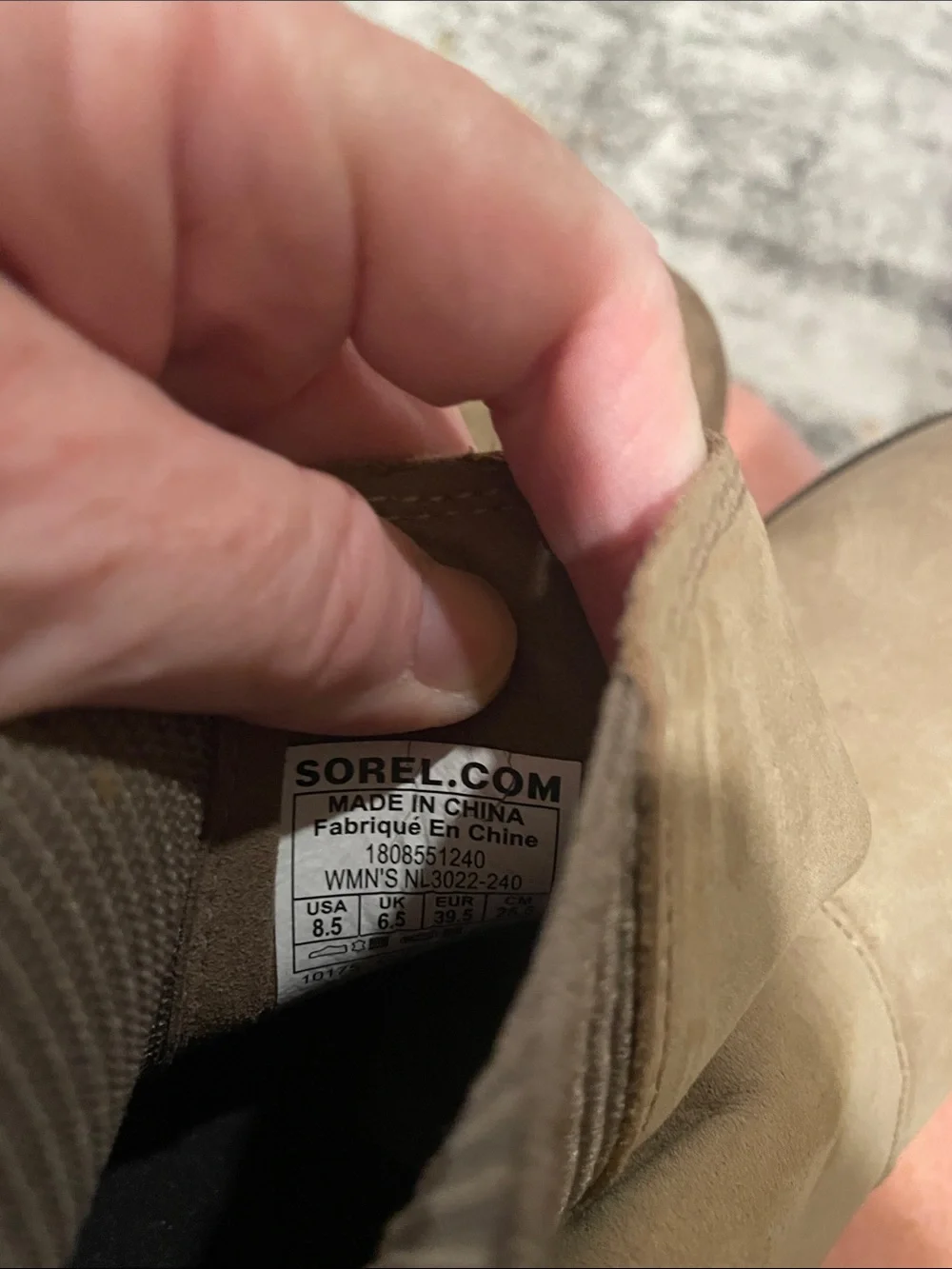 Sorel Tan Chelsea Wedge Ankle Booties